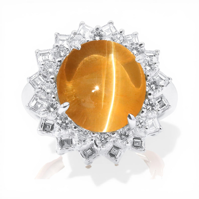15.16ct Cat's-Eye Chrysoberyl Ring