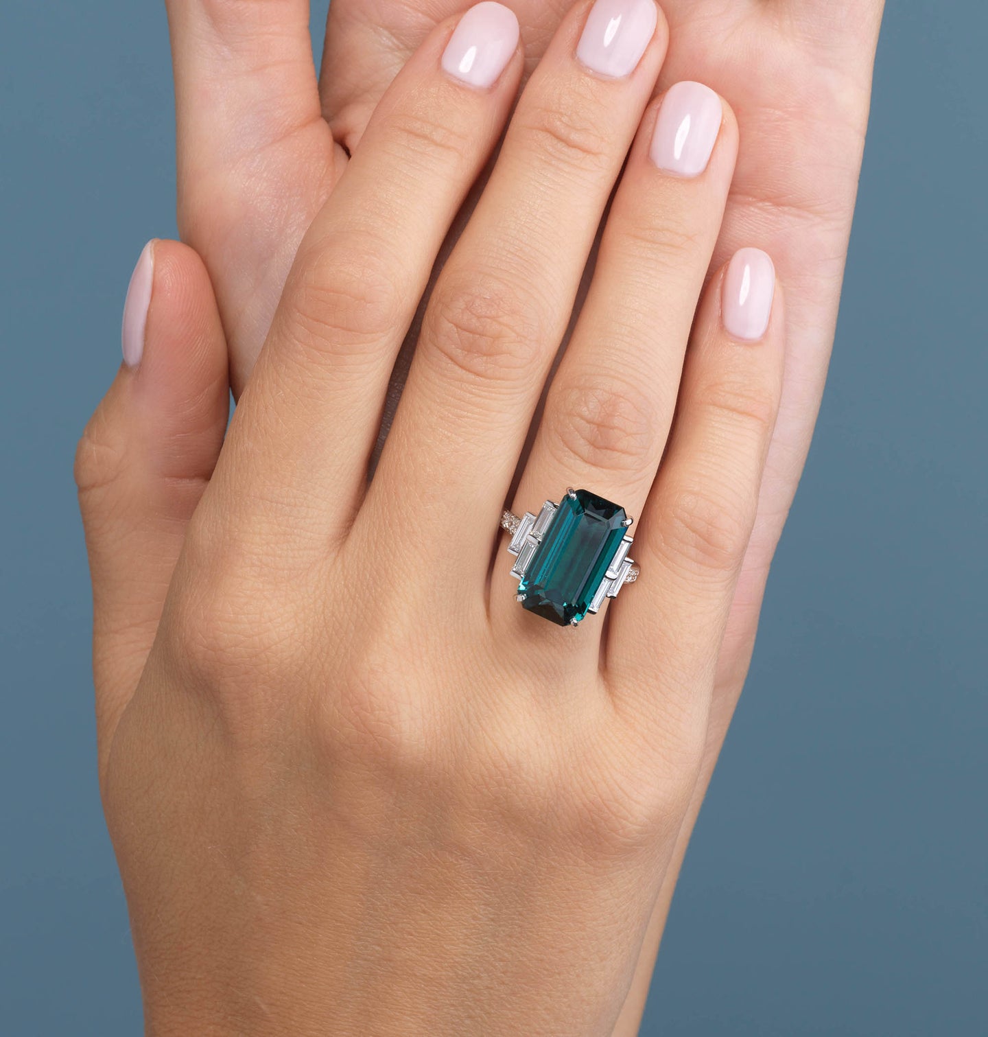 9.93ct Indicolite Ring