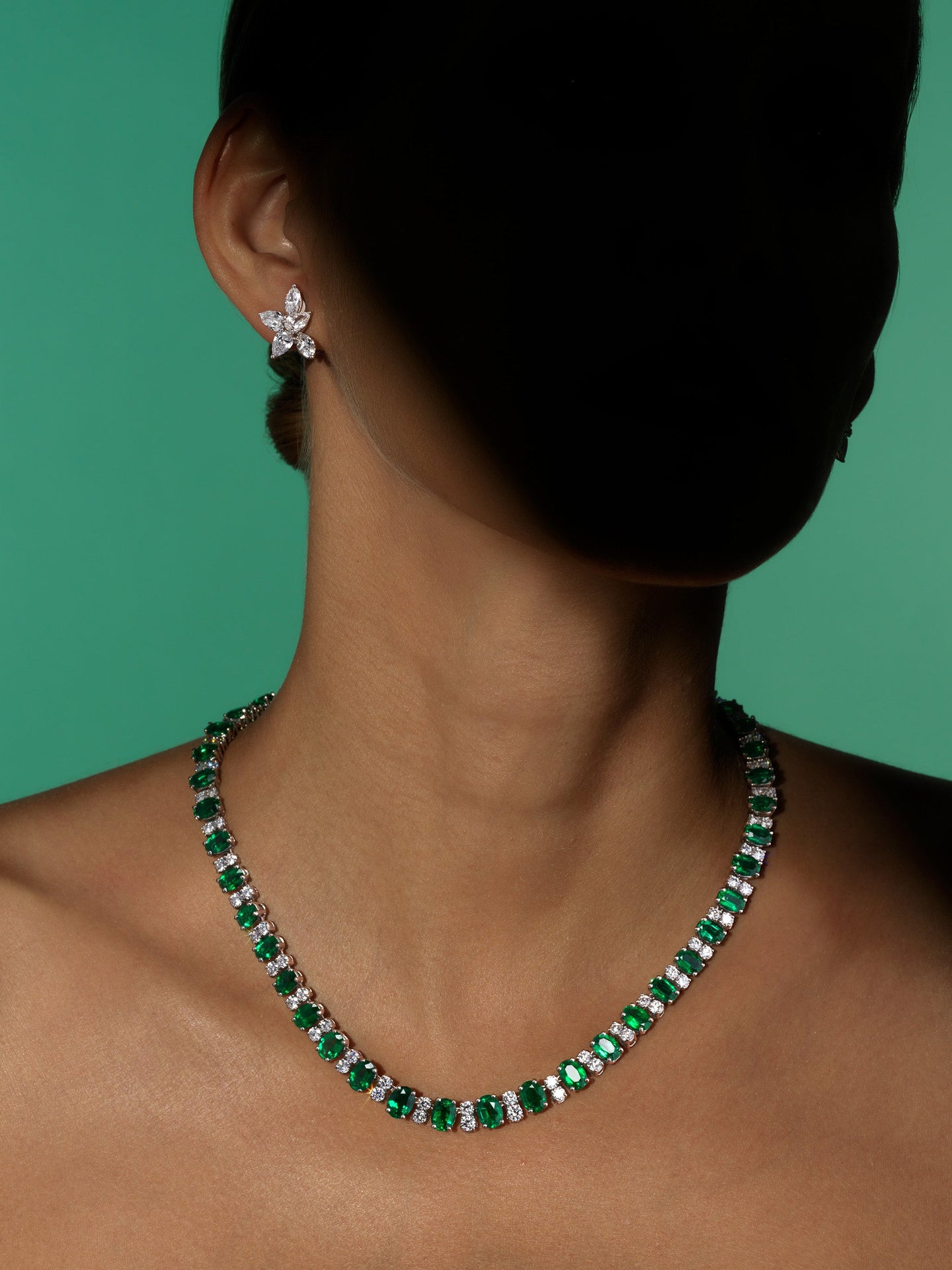35.32tcw Emerald Necklace