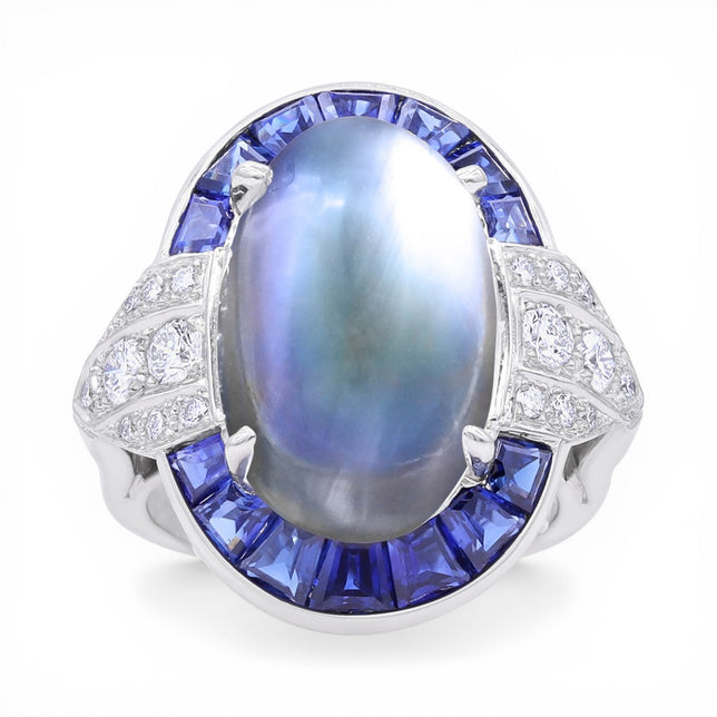 12.58ct Moonstone Ring