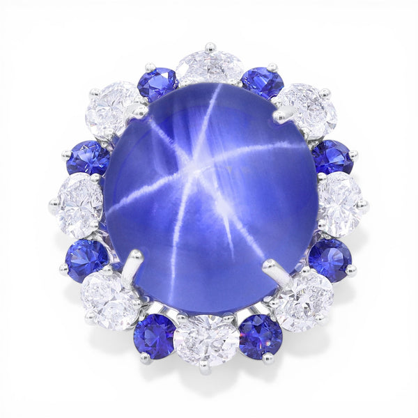 32.31ct Star Sapphire Ring
