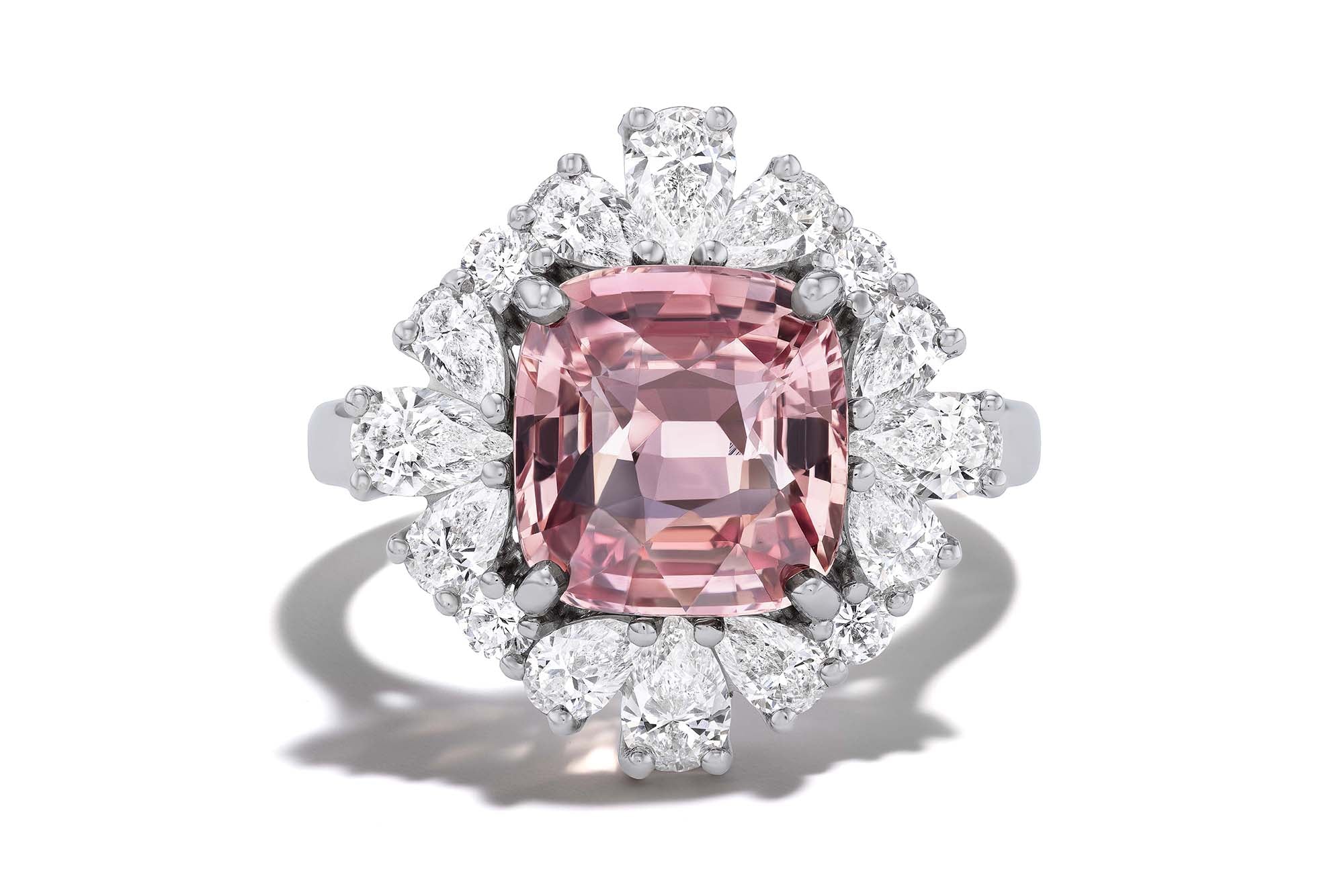 5.15ct Padparadscha Ring