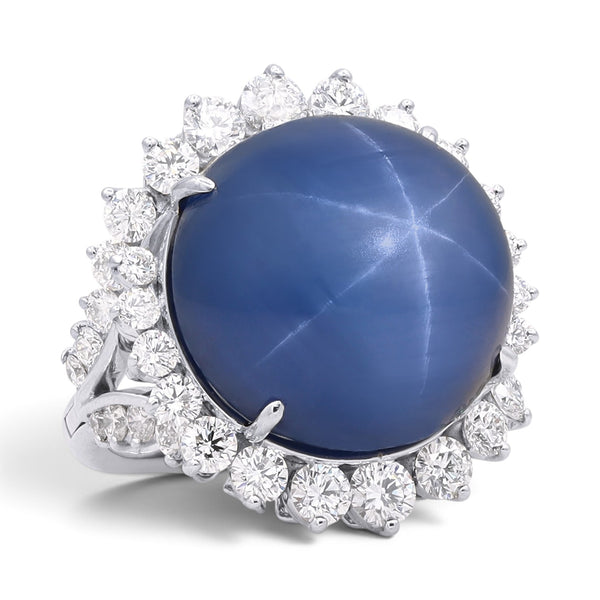 45.61ct Star Sapphire Ring