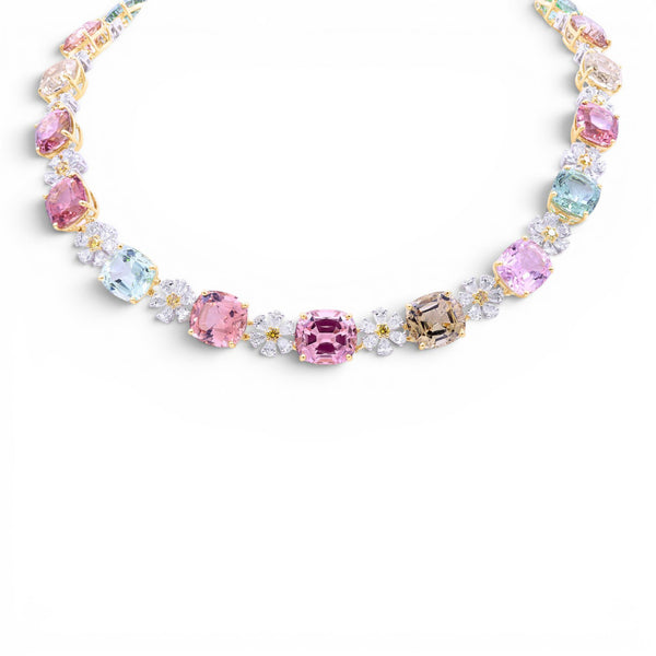 111.61tcw Multi-Colored Tourmaline Necklace
