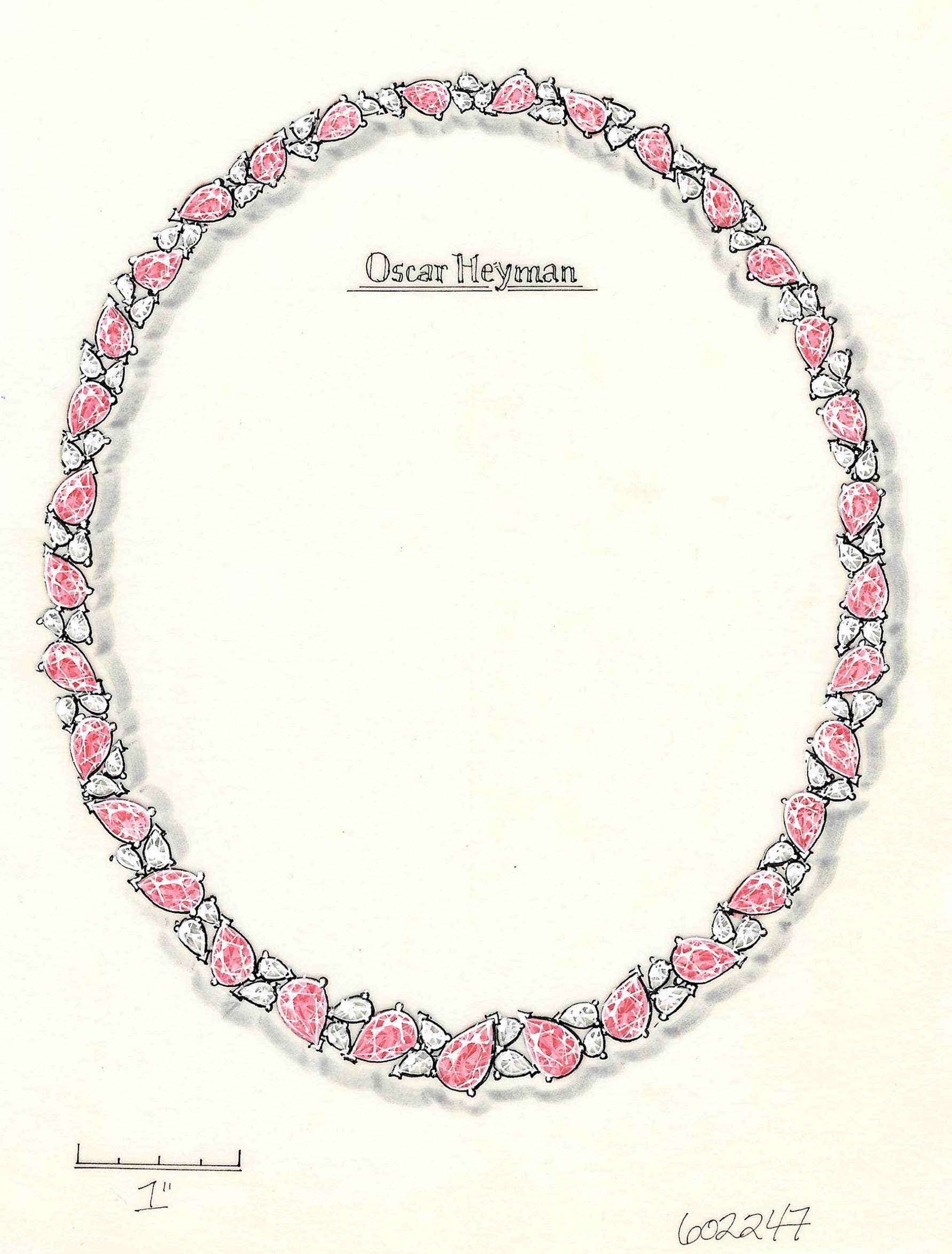 59.31tcw Pink Sapphire Necklace