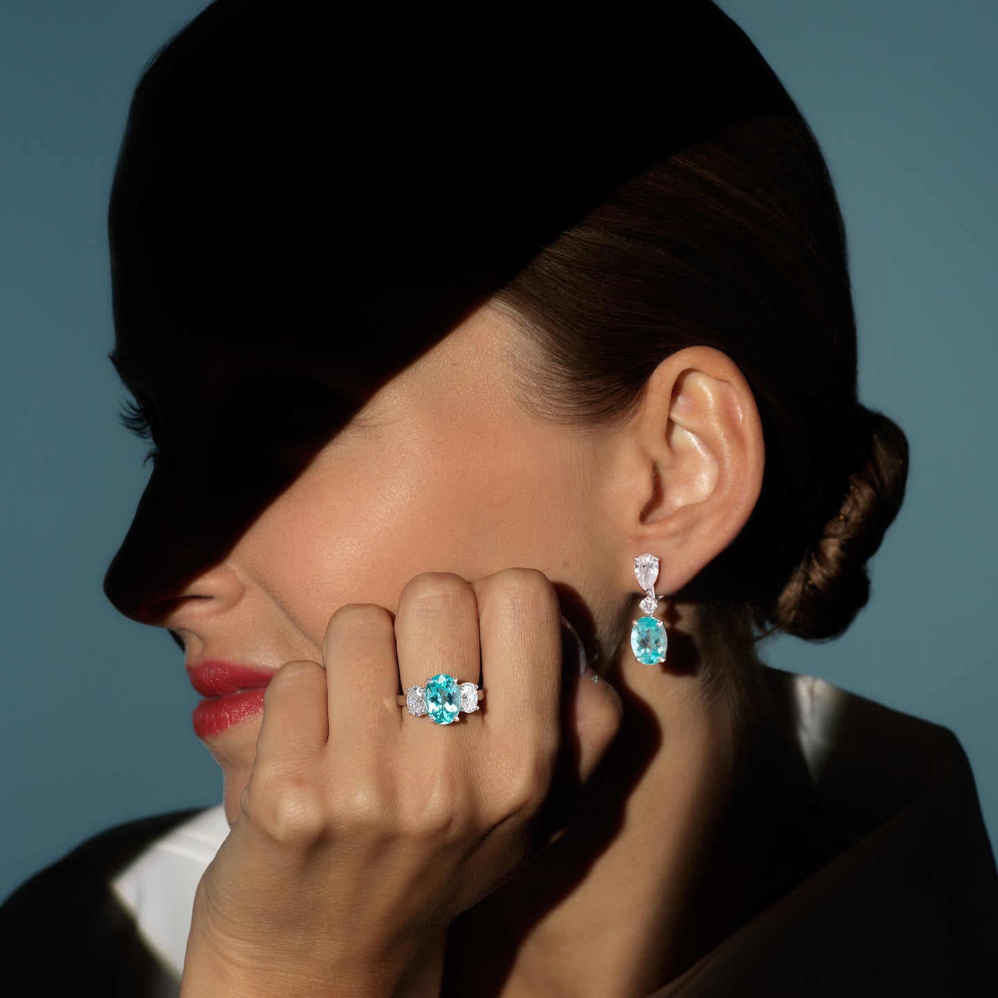 7.66tcw Paraiba Earrings