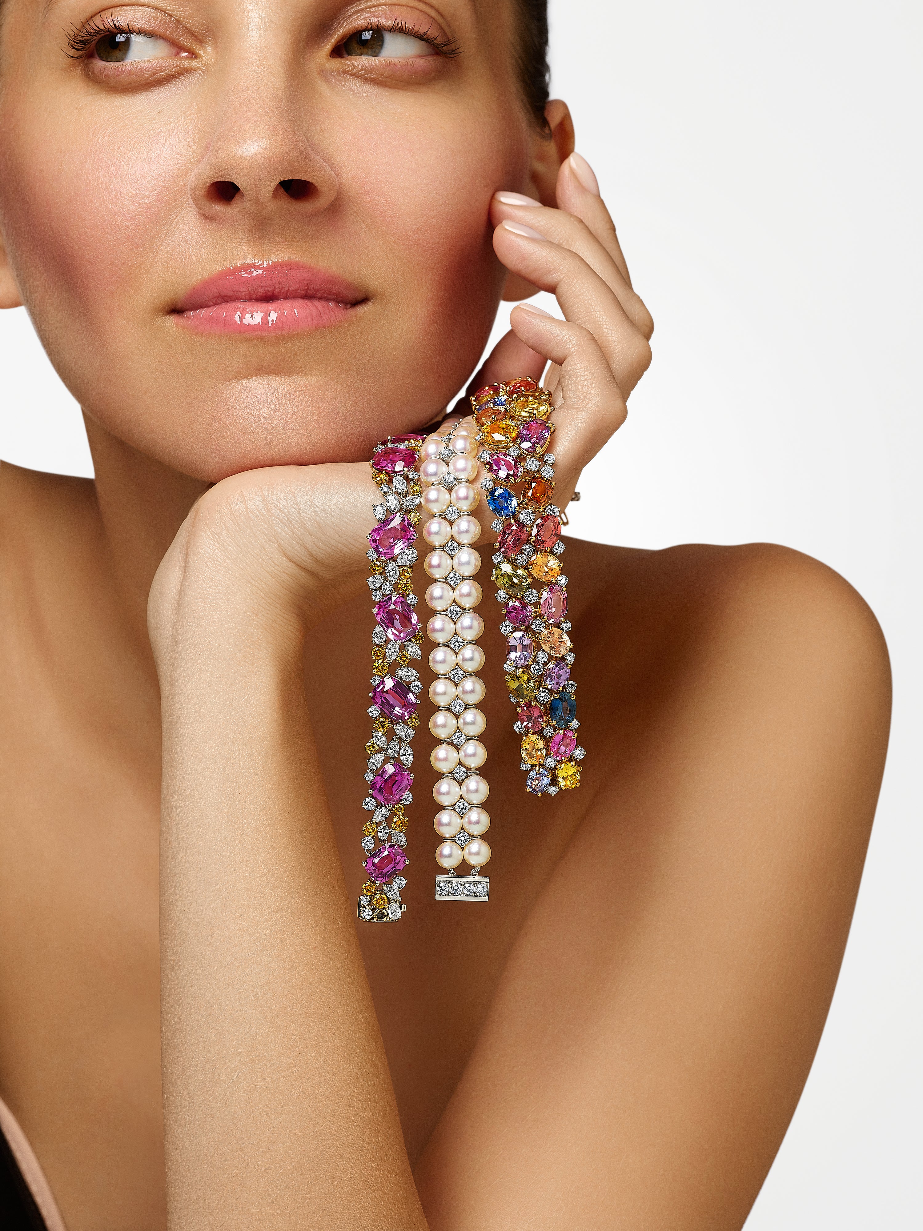 37.78tcw Pink Sapphire Bracelet – Oscar Heyman