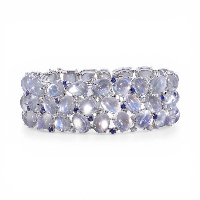 131.48tcw Moonstone Bracelet