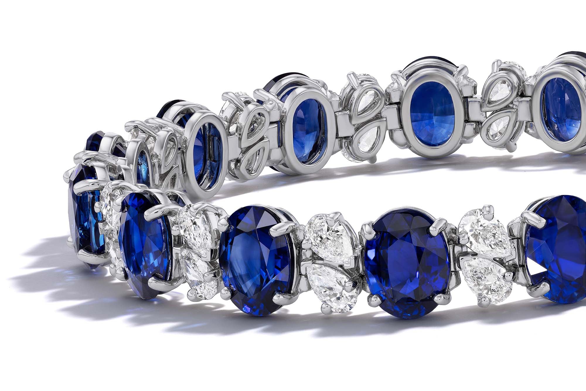 33.80tcw Royal Blue Sapphire Bracelet