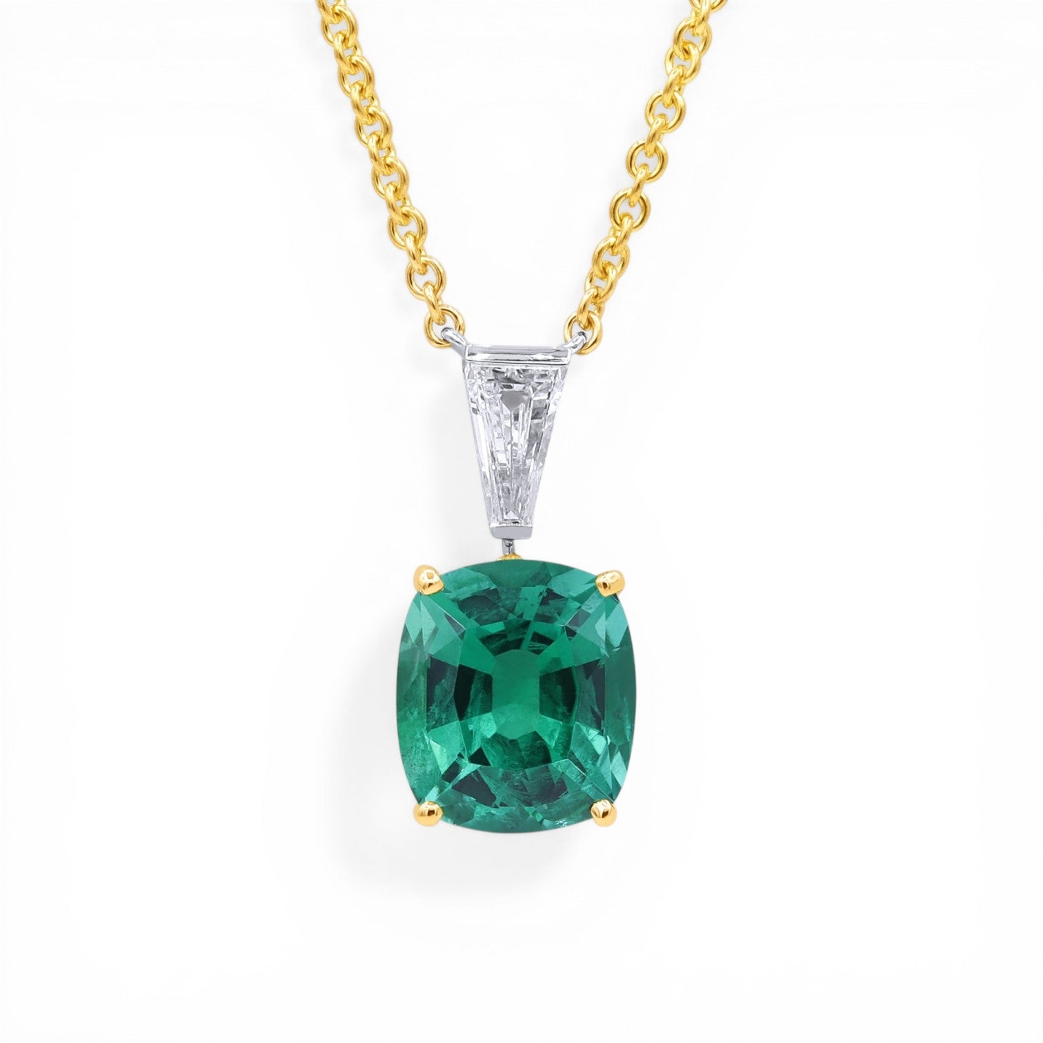 3.43ct Emerald Pendant